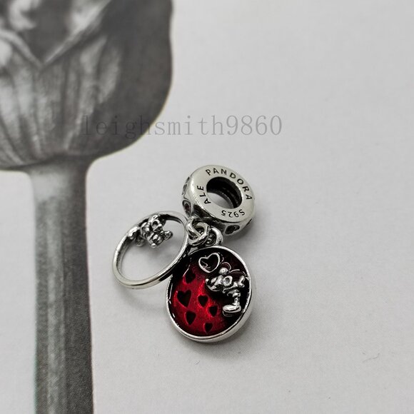 Pandora Mickey Mouse & Minnie Mouse Love and Kisses Dangle Charm - Picture 4 of 7